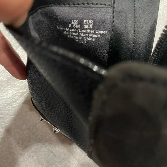 [8.5] Circus By Sam Edelman Boots WMN Holt Ankle Booties Heels Black Leather - Picture 6 of 7